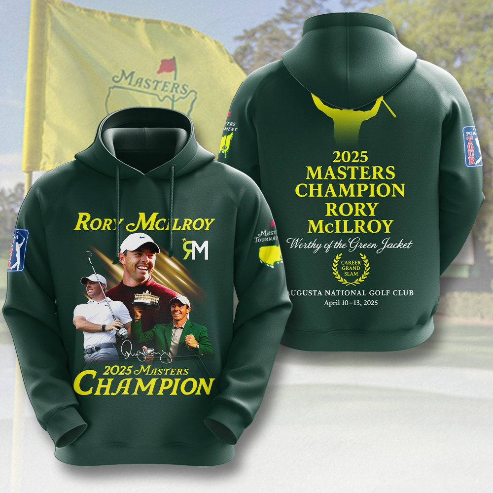 Masters Tournament X Rory Mcilroy 3D Hoodie Golf Gifts