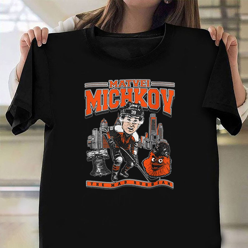 Matvei Michkov Bobblehead Flyers Hockey Shirt Gifts For Philadelphia Hockey Fans Oregontrailrvpk Shirt