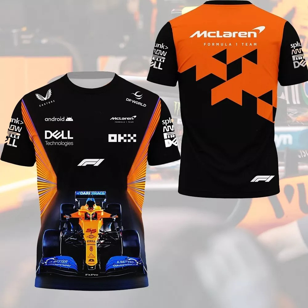 McLaren F1 Formula Racing Unisex T-Shirt Gift For F1 Fans Oregontrailrvpk Shirt