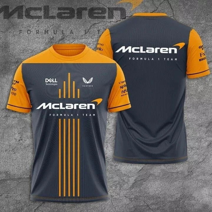 McLaren F1 Team 2025 Retro T-Shirt Motor Sport Gift For F1 Fans Oregontrailrvpk Shirt