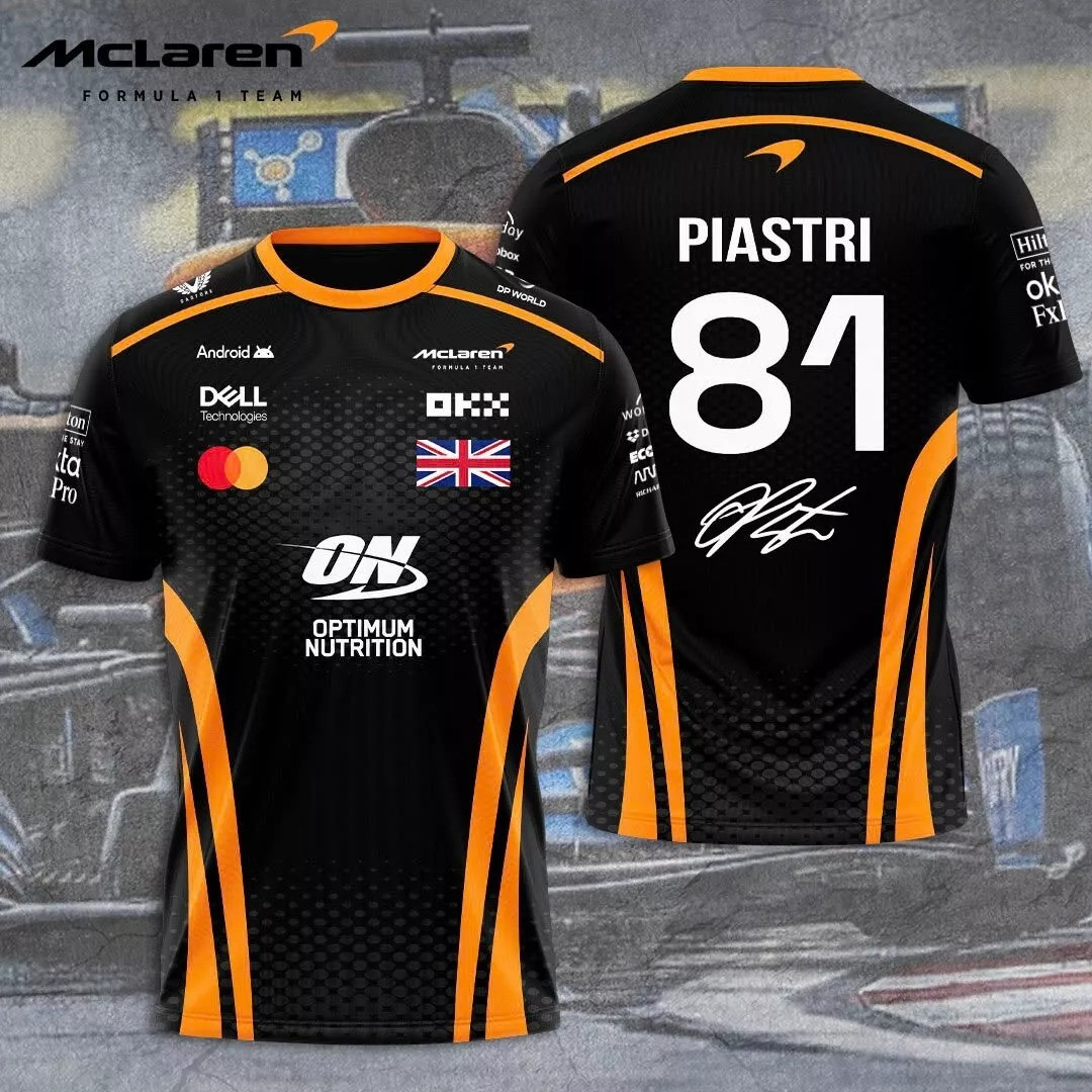 McLaren x O.Piastri Racing Collection 3D T-Shirt Gift For McLaren Fans Oregontrailrvpk Shirt