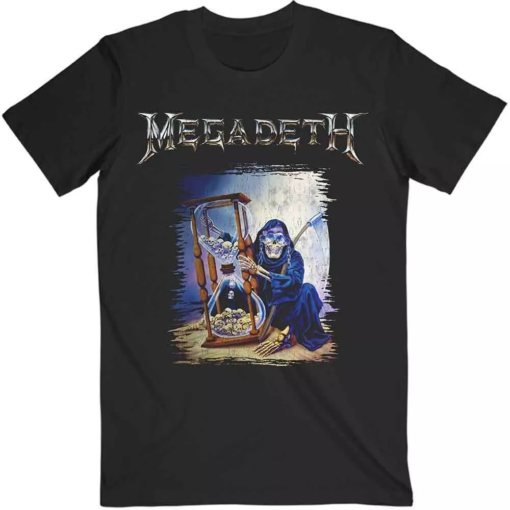 Megadeth Countdown Hourglass T-Shirt Official Band Merch Oregontrailrvpk Shirt