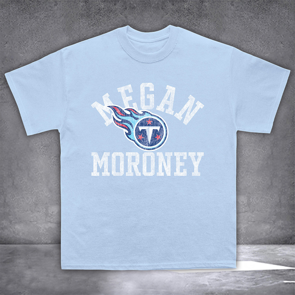 Megan Moroney Merch Shirt Megan Moroney x Tennessee Titans Varsity Block Tee Shirts Oregontrailrvpk Shirt