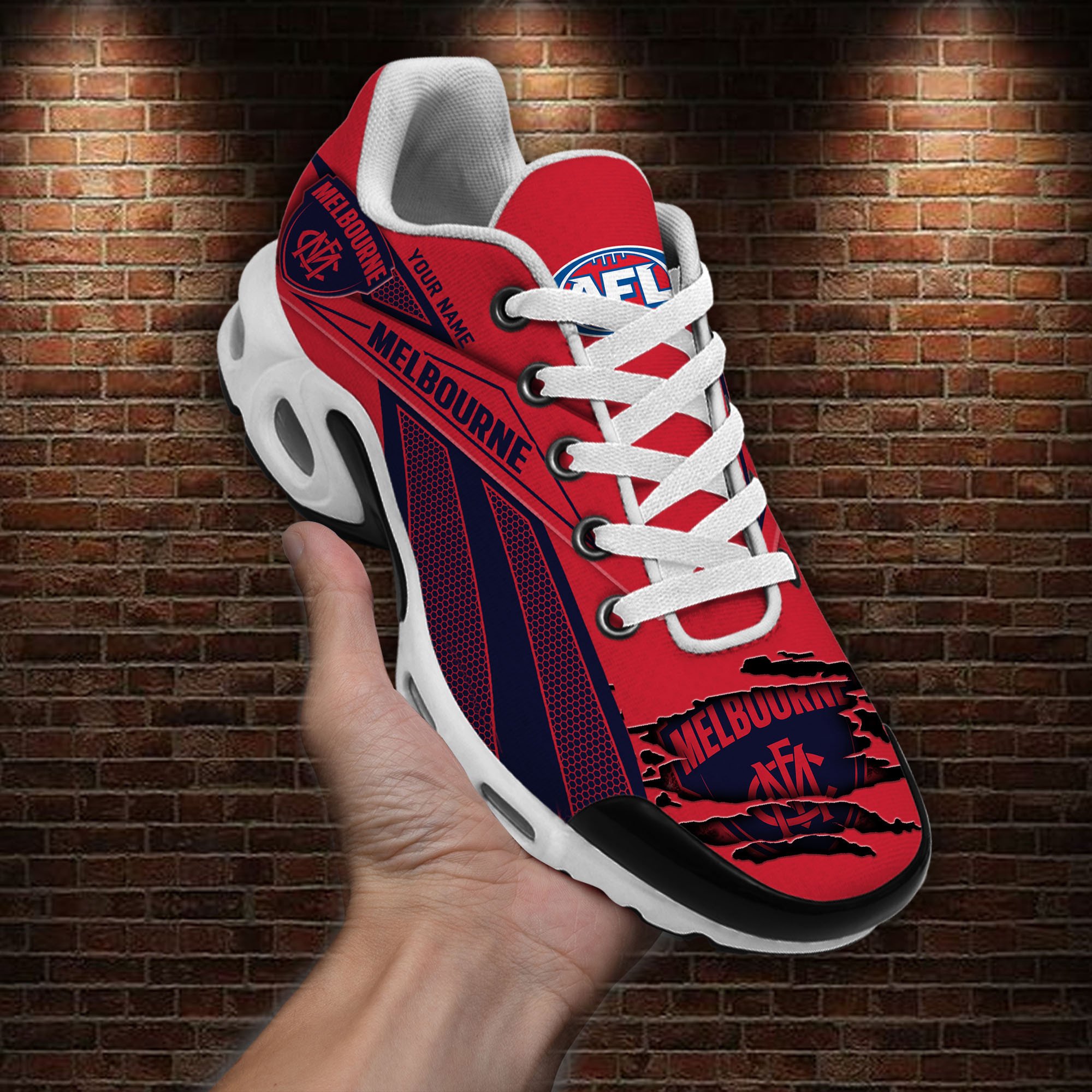 Melbourne Football Club Air Max Plus Shoes Sneakers For Men And Women