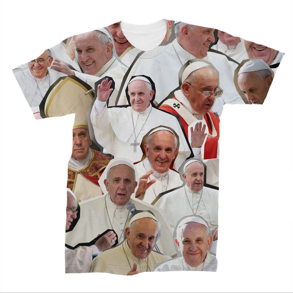 Memory Pope Francis Shirt Pope Francis Photo Collage T-Shirt Father's Day Gifts For Grandpa Oregontrailrvpk Shirt