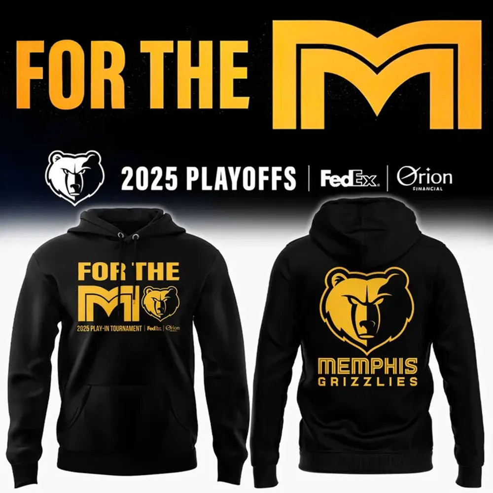Memphis Grizzlies For The M 2025 Playoffs Limited Edition Hoodie