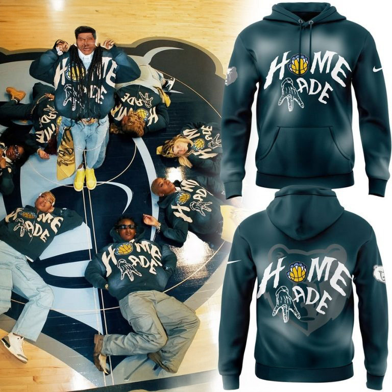 Memphis Grizzlies Home Made Dark Green Hoodie Gift For Basketball Lover