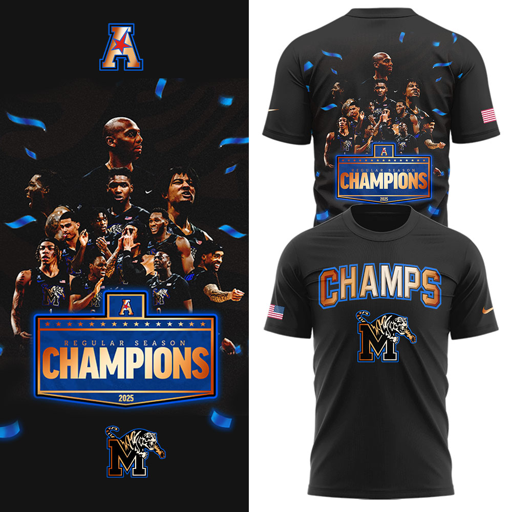 Memphis Men's Basketball x Champions T-Shirt Best Basketball Gifts Oregontrailrvpk Shirt