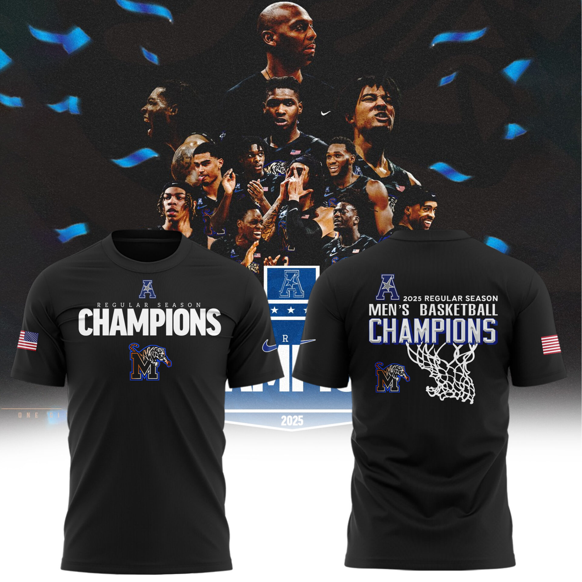 Memphis Men's Basketball x Champions T-Shirt For Basketball Player Oregontrailrvpk Shirt