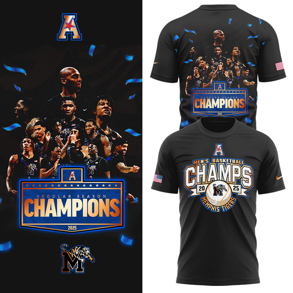 Memphis Men's Basketball x Champions T-Shirt Gift Ideas For Basketball Players Oregontrailrvpk Shirt