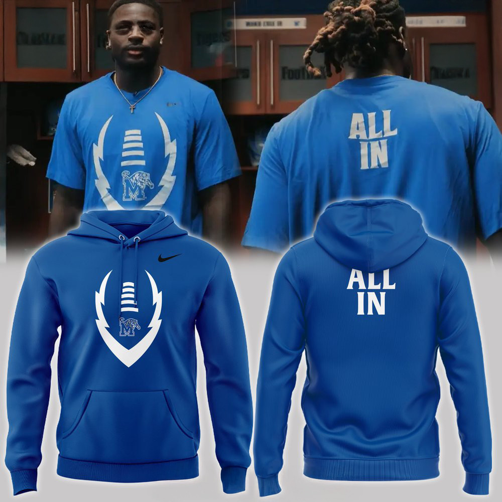 Memphis Tigers All In Special Hoodie Gift For Basketball Lover