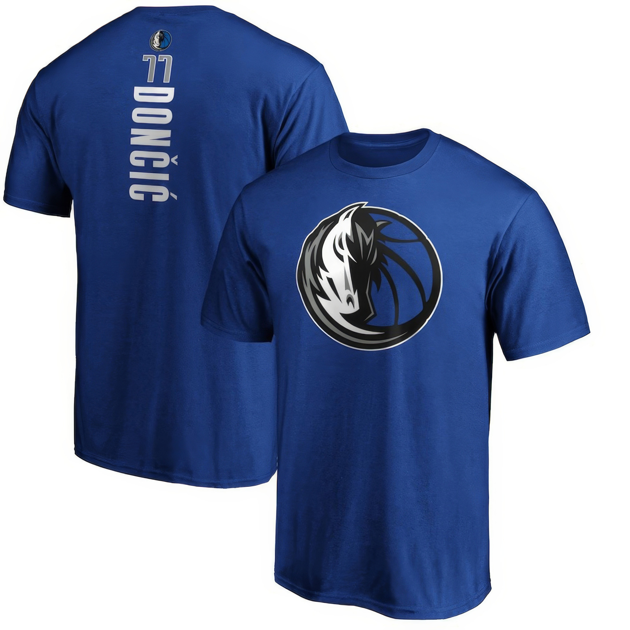 Men's Dallas Mavericks Luka Doncic Blue Team Luka T-Shirt Father's Day Gift For Him Oregontrailrvpk Shirt
