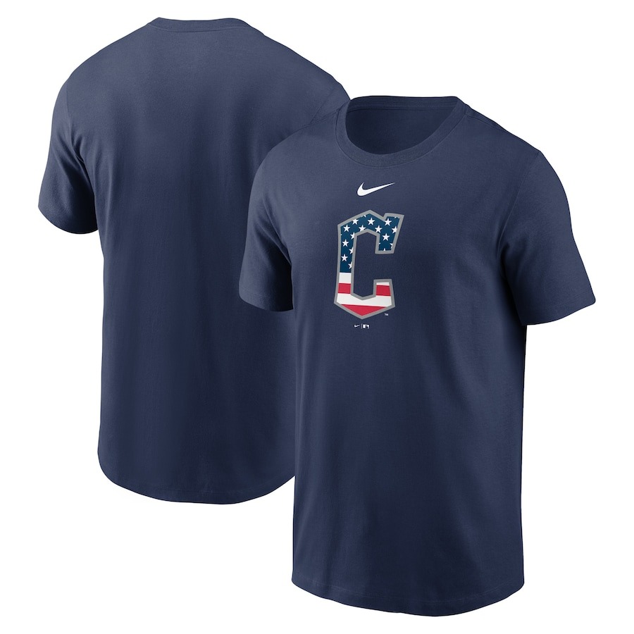 Men's Navy Americana T-Shirt Baseball Father's Day Gifts Oregontrailrvpk Shirt