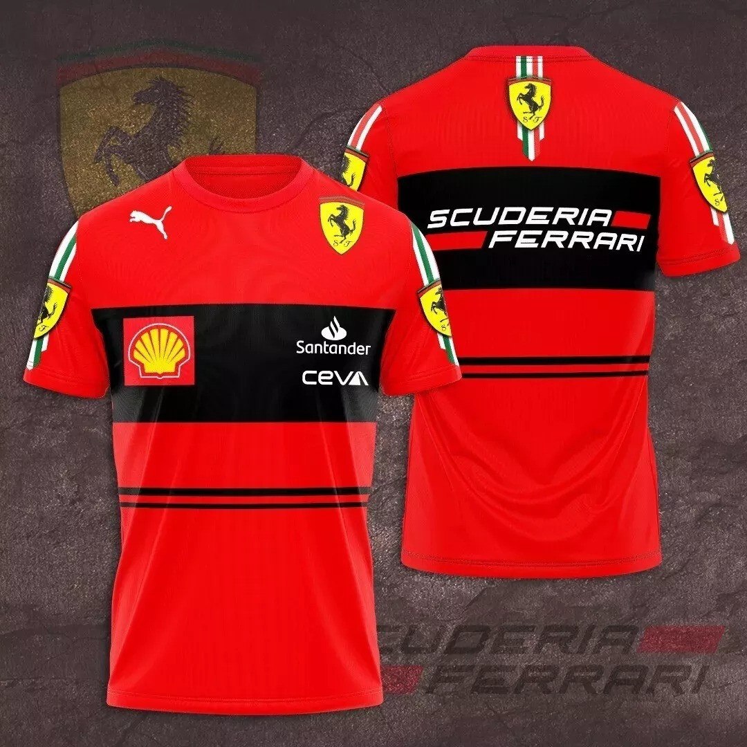 Men's Scuderia Ferrari T-Shirt Charles Leclerc Scuderia Ferrari Gift For Ferrari Fans Oregontrailrvpk Shirt