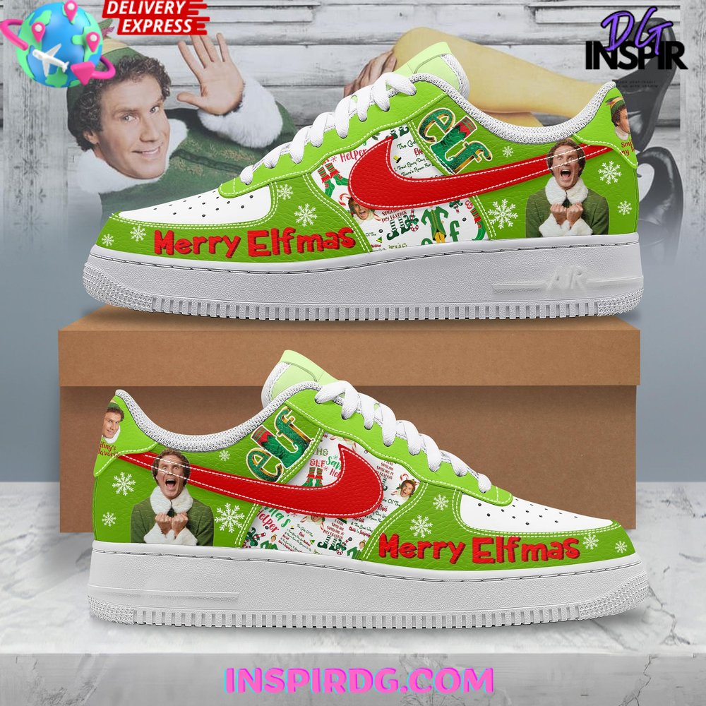 Merry Elfmas Holiday Special Edition Air Force 1