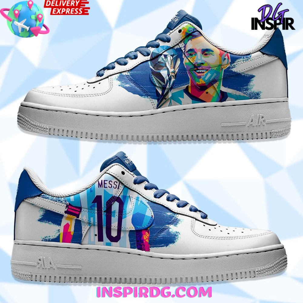 Messi Argentina Goat Worldcup Limited Edition Air Force 1
