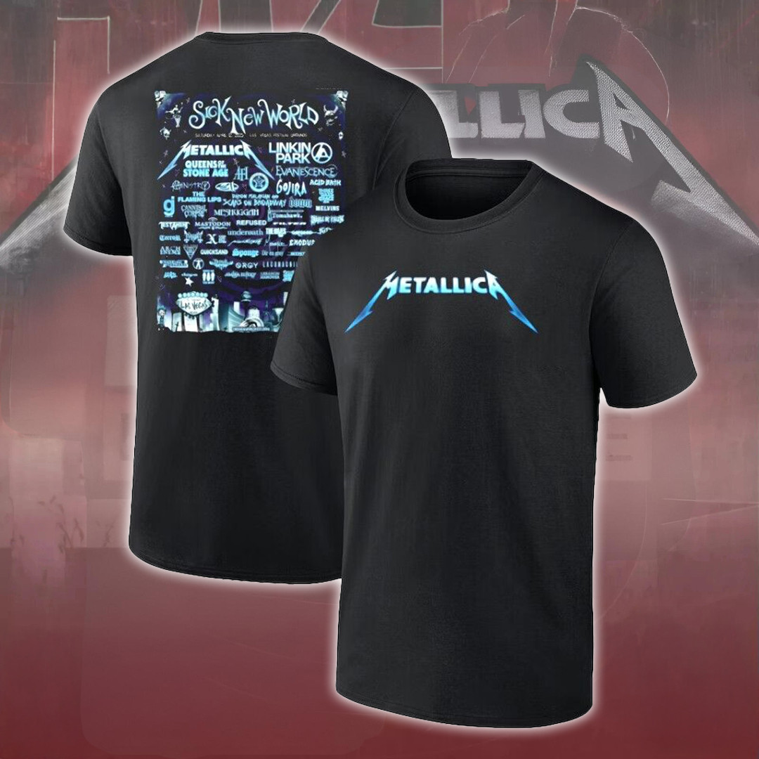 Metallica #M72 World Tour 2025 in Las Vegas on April T-Shirt Oregontrailrvpk Shirt