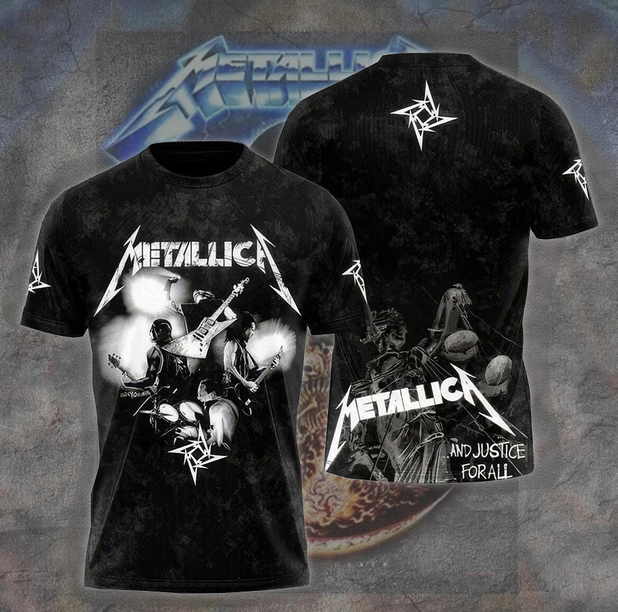 Metallica And Justice For All T-Shirt For Rock Fans Oregontrailrvpk Shirt