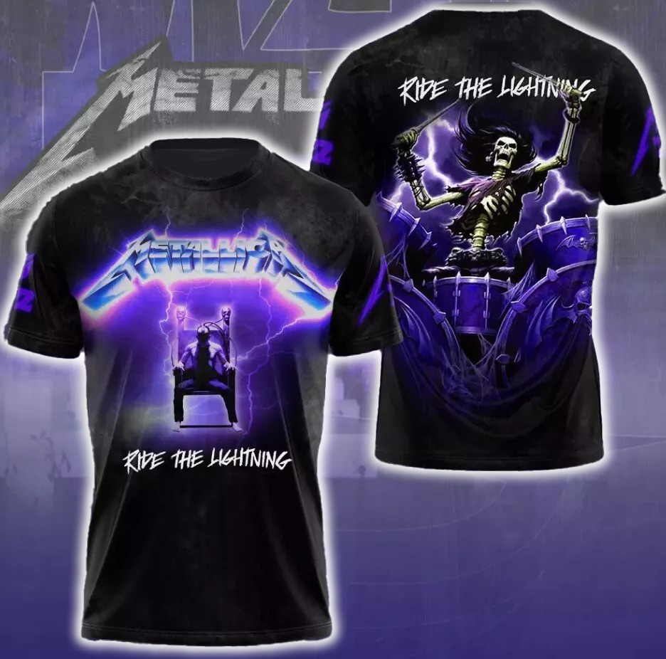Metallica M72 World Tour Date 2025 3D Shirt Cool Oregontrailrvpk Shirt