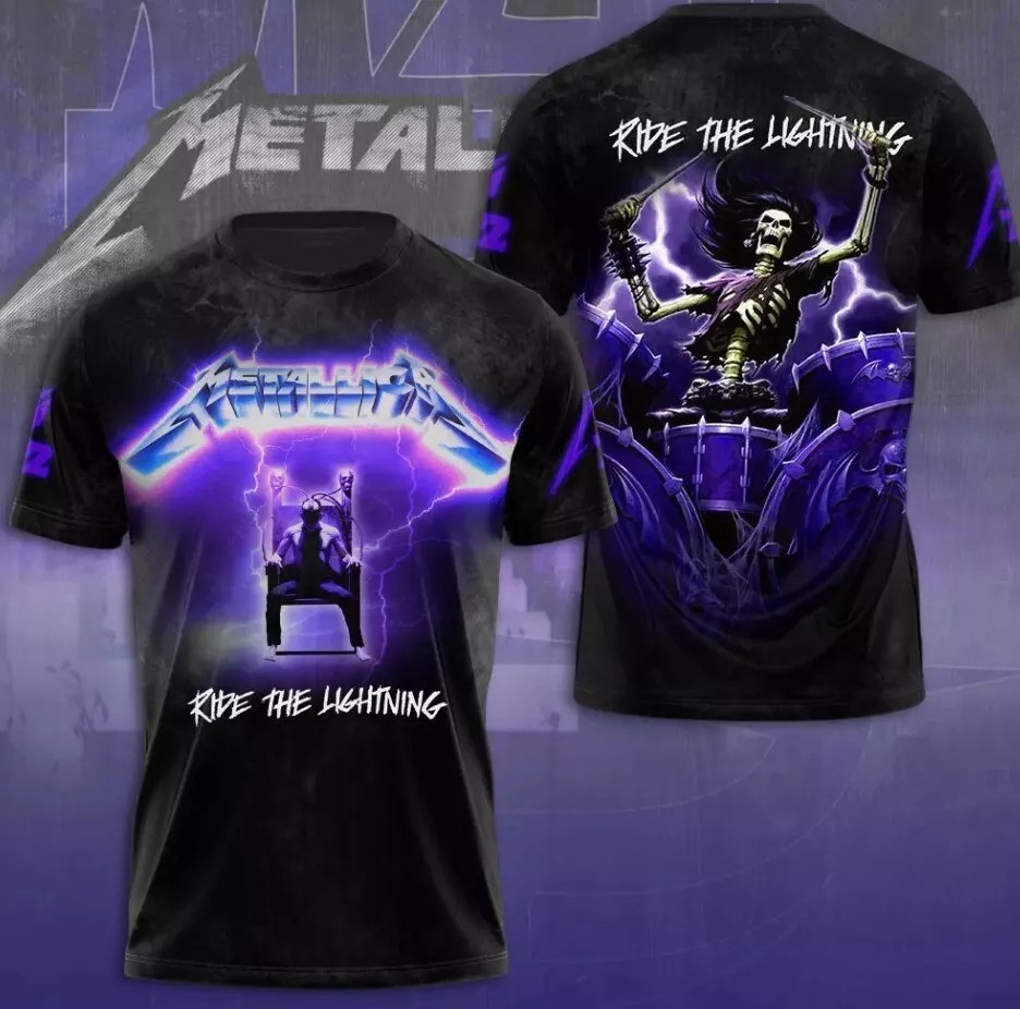 Metallica M72 World Tour Date 2025 3D Shirt Gift Music Lovers Men Women Oregontrailrvpk Shirt