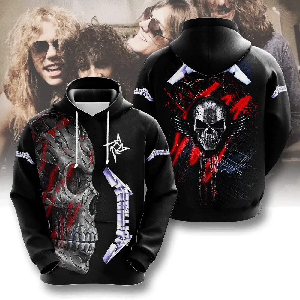 Metallica Tour Merch Hoodie Cool Metallica Band Unique For Him
