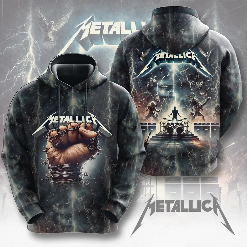 Metallica Tour Merch Hoodie Metallica ApparelMusic Lovers