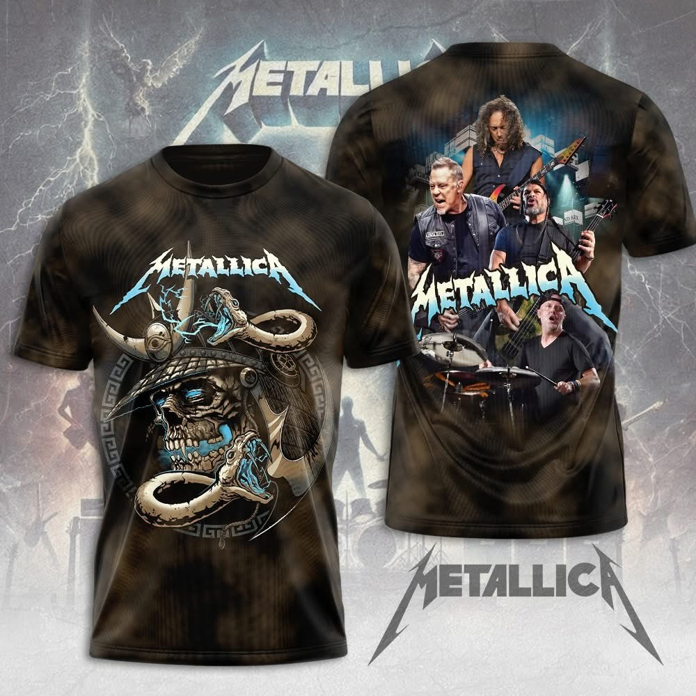 Metallica Tour Merch T-Shirt Metallica Band Graphic Tee Apparel Best Oregontrailrvpk Shirt