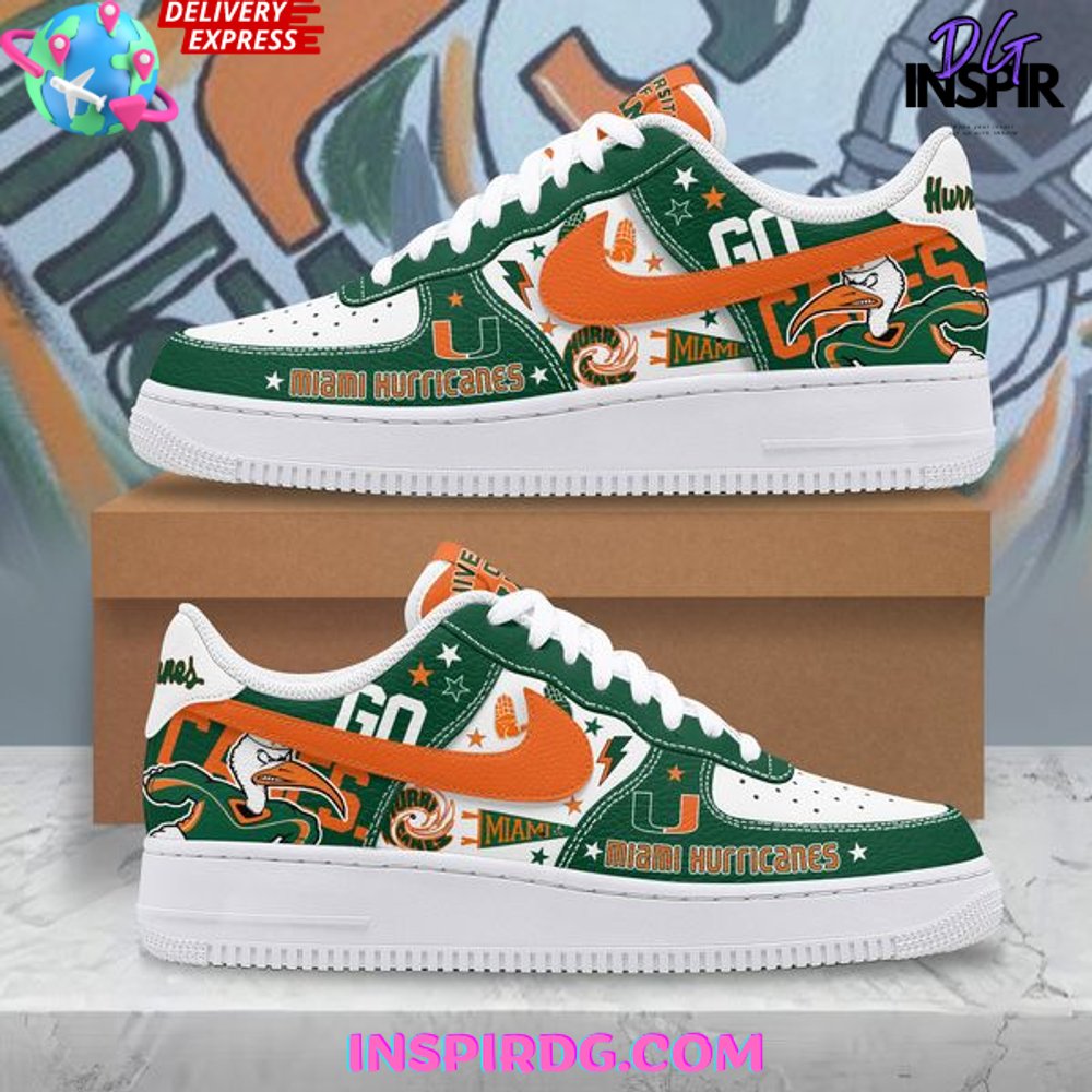 Miami Hurricanes Hype Limited Edition Air Force 1