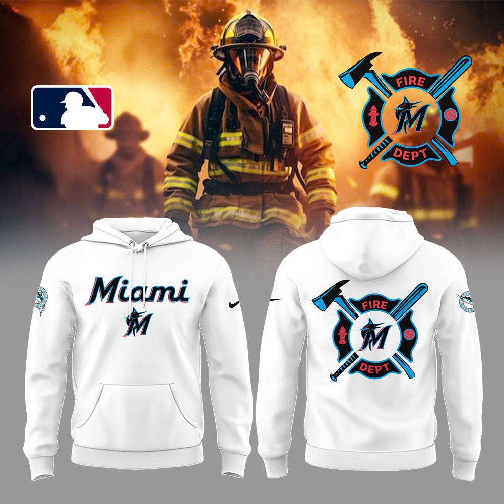 Miami Marlins x Firefighter Appreciation Night Hoodie