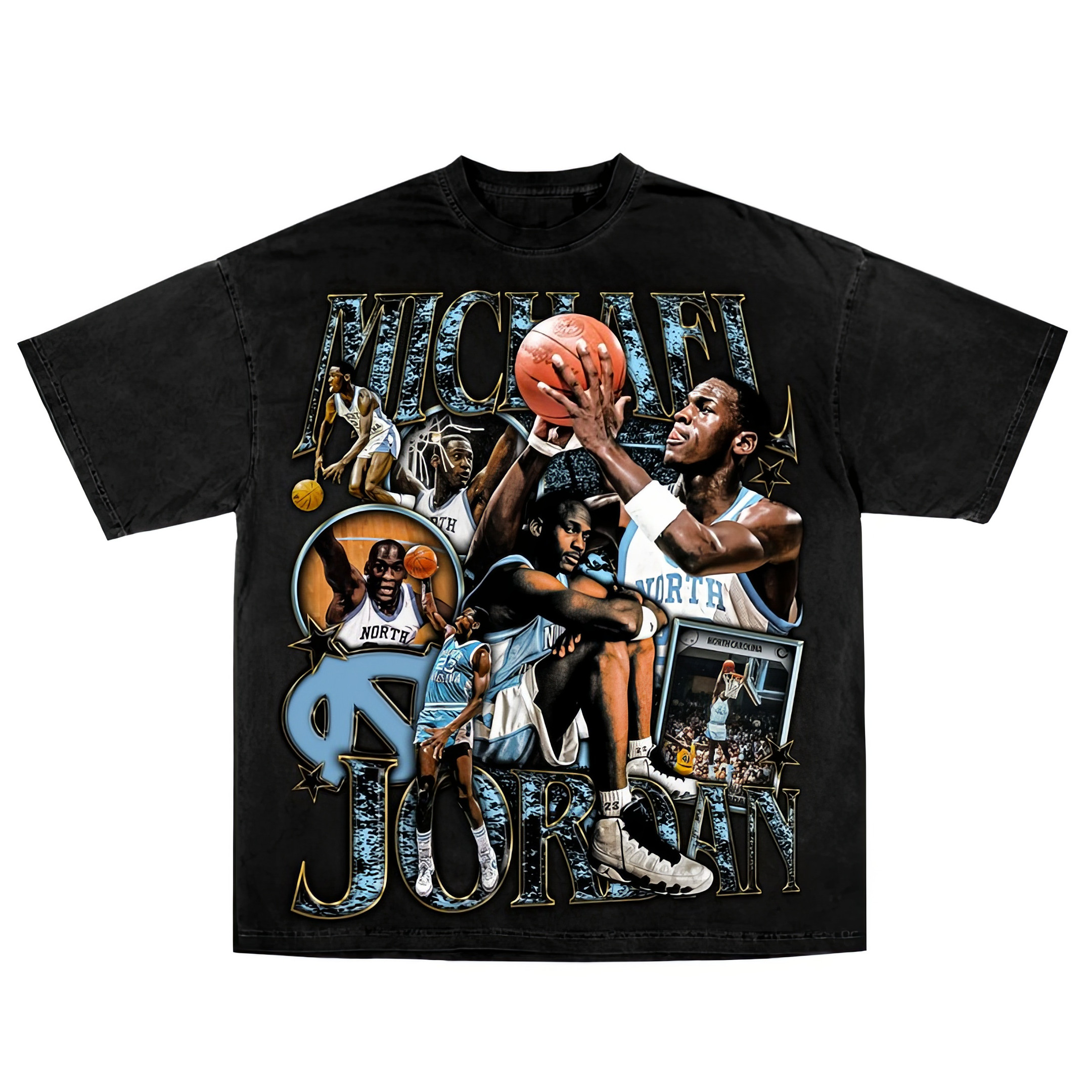 Michael J UNC T-Shirt For Basketball Lovers Oregontrailrvpk Shirt