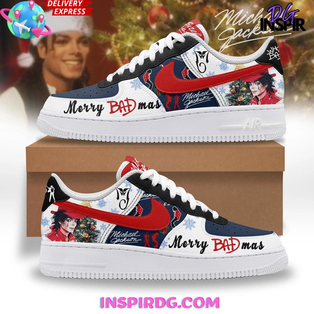 Michael Jackson Merry BADmas Limited Edition Air Force 1