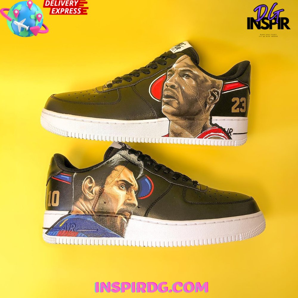 Michael Jordan x Lionel Messi Limited Edition Air Force 1