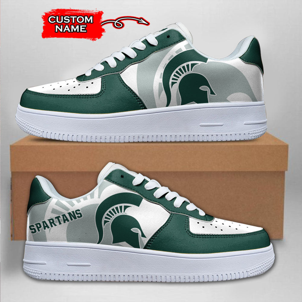 Michigan State Spartans NCAA Air Low-Top Sneakers Shoes For Men And Women