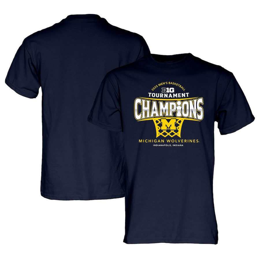 Michigan Wolverines 2025 Big Ten Men's Basketball Champions Shirt For Him Oregontrailrvpk Shirt