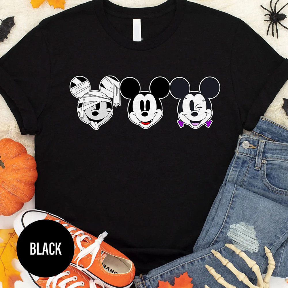Mickey Halloween T-Shirt Halloween Oregontrailrvpk Shirt