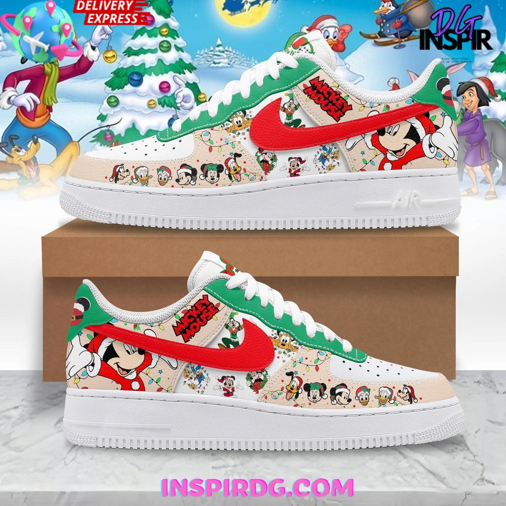 Mickey Mouse Happy Christmas Limited Edition Air Force 1