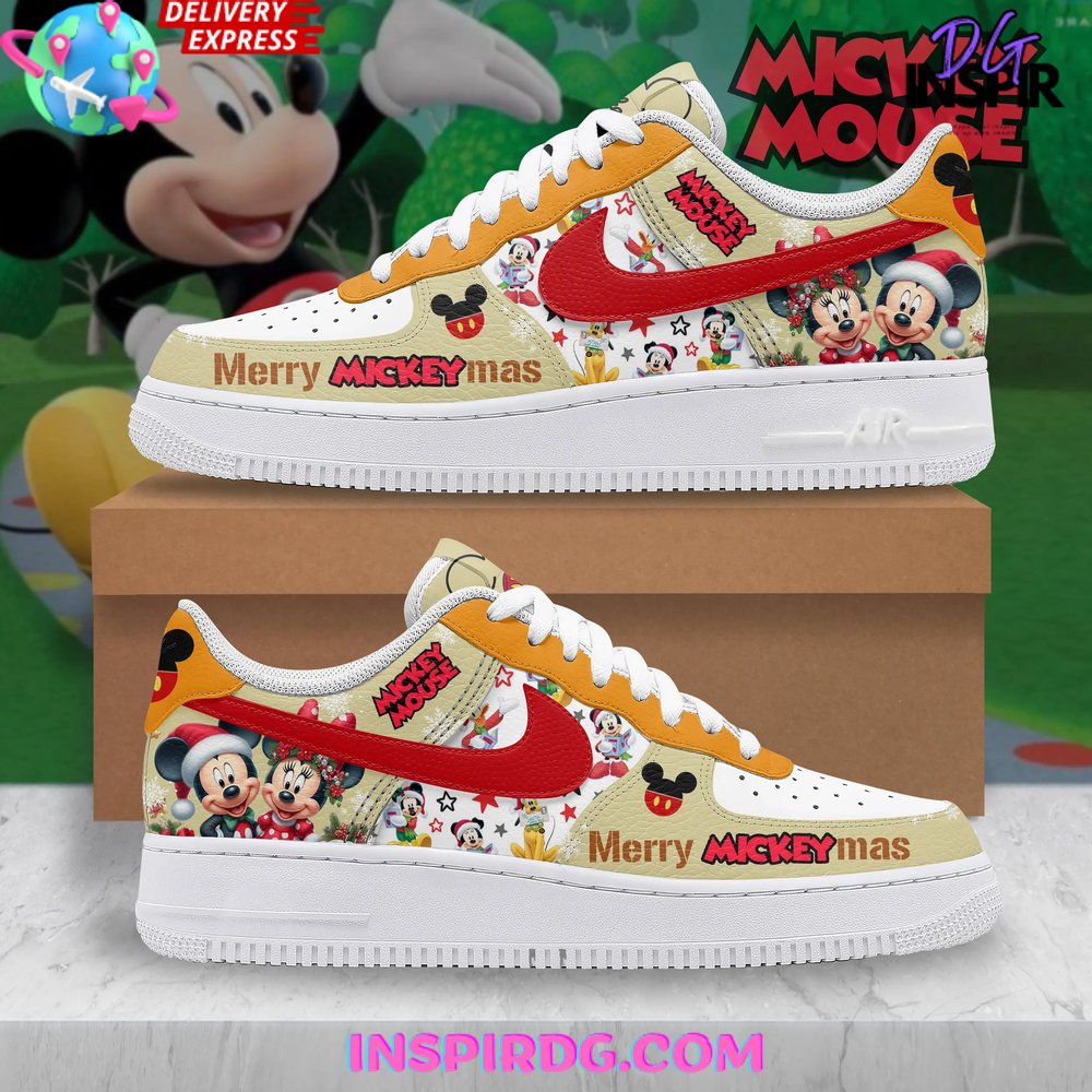 Mickey Mouse Merry Christmas Limited Edition Air Force 1