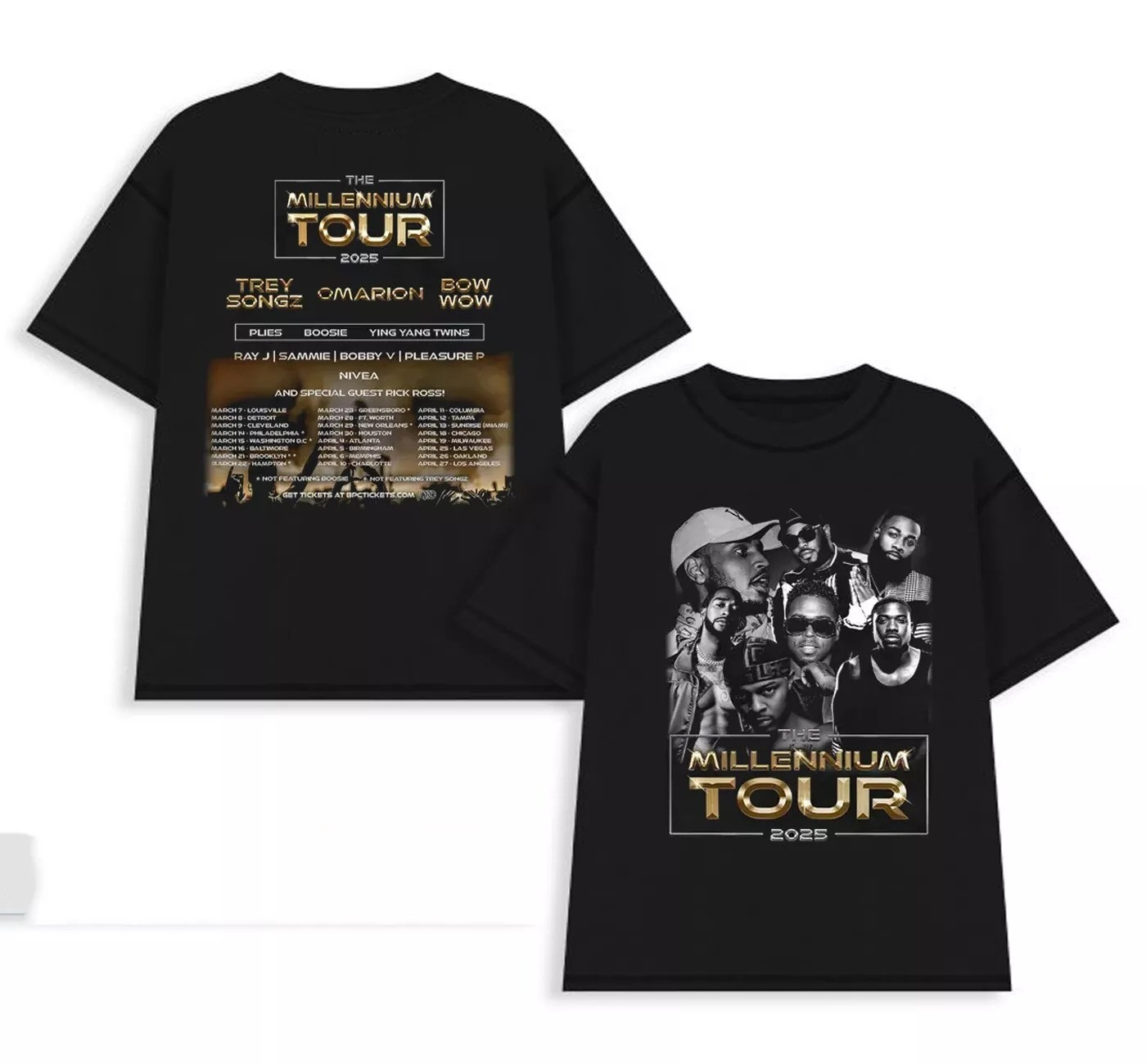 Millennium Tour 2025 T-shirt Music For Boyfriend Oregontrailrvpk Shirt