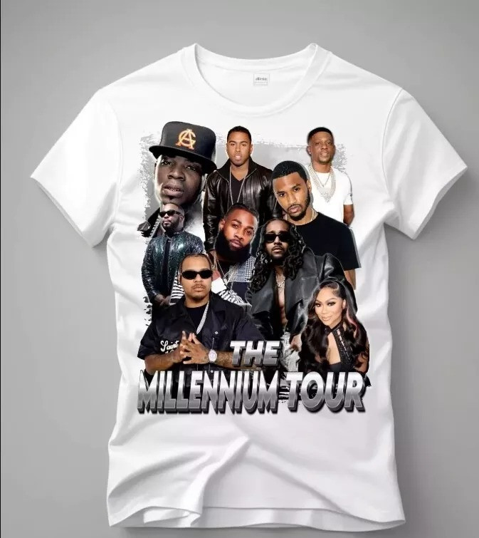 Millennium Tour 2025 White T-shirt Men Women Oregontrailrvpk Shirt