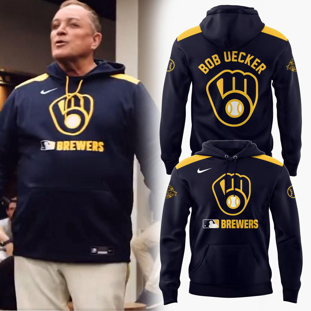 Milwaukee Brewers Pat Murphy's Remembrance Bob Uecker Hoodie Presents