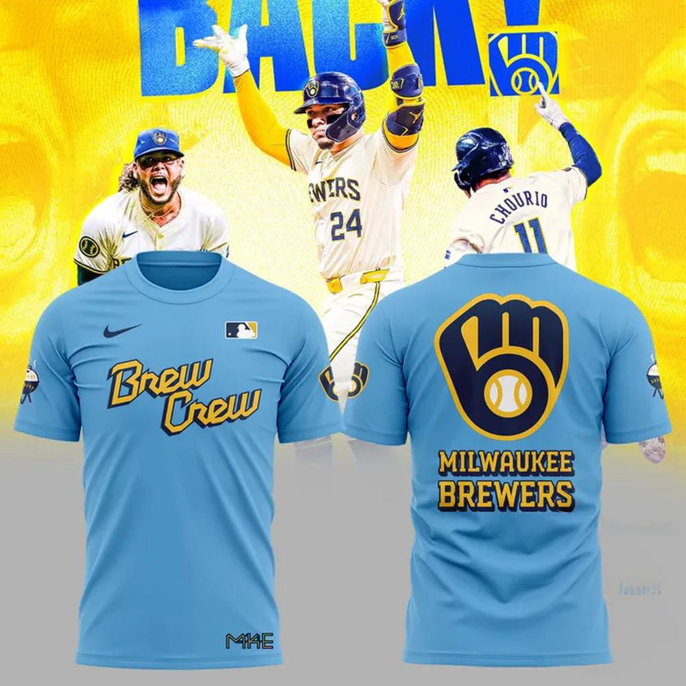 Milwaukee Brewers Special New Blue City Connect Shirt Presents For Baseball Fan Oregontrailrvpk Shirt