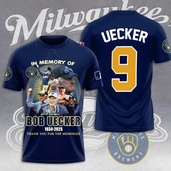 Milwaukee Brewers x Bob Uecker Shirt Bob Uecker Thank You For All The Memories 1934 2025 Oregontrailrvpk Shirt