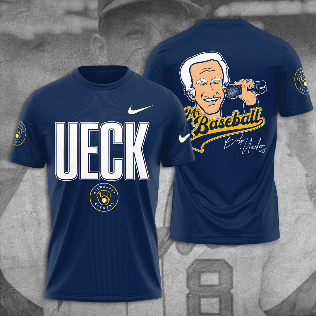 Milwaukee Brewers x Bob Uecker Shirt Mr Baseball Bob Uecker 1934 2025 Memorial T-Shirt Oregontrailrvpk Shirt