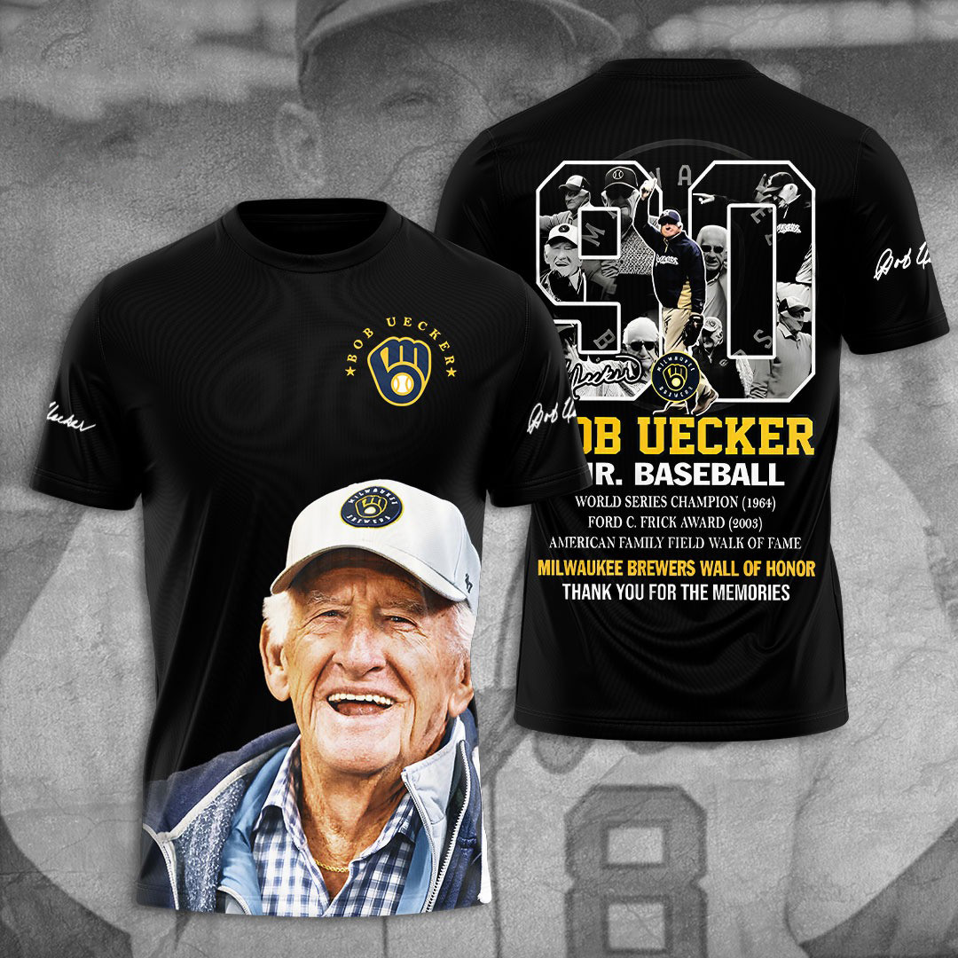 Milwaukee Brewers x Bob Uecker Shirt Mr Baseball Bob Uecker RIP Legend Memorial Gifts Oregontrailrvpk Shirt