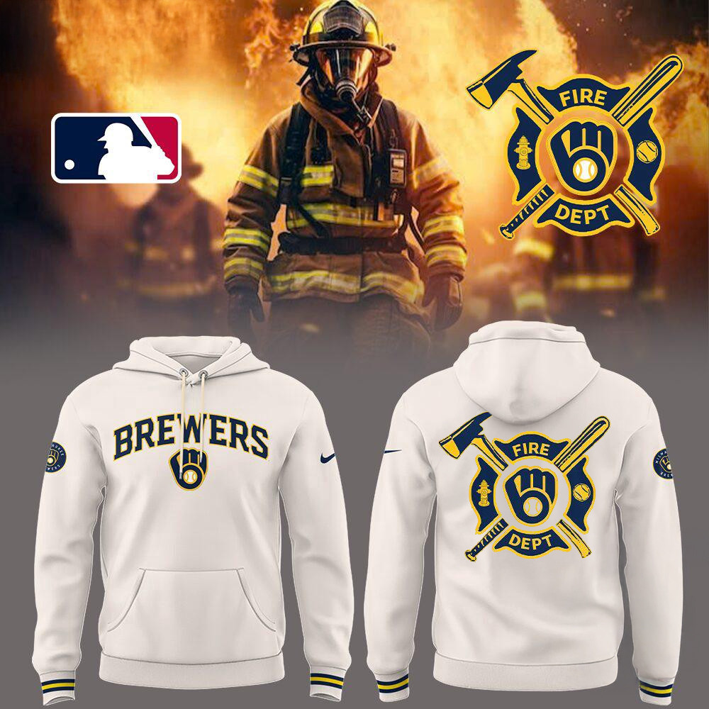 Milwaukee Brewers x Firefighter Appreciation Night Limited Edition Hoodie