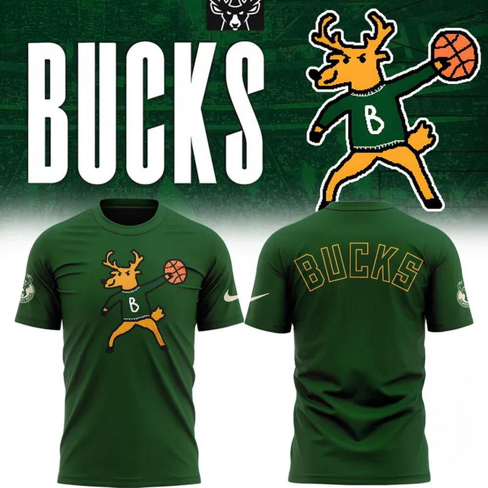 Milwaukee Bucks Basketball Logo Cartoon 2025 Shirt Best Gift For A Basketball Fan Oregontrailrvpk Shirt