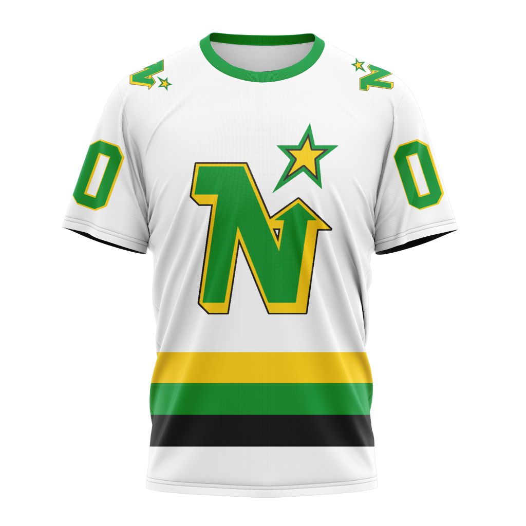 Minnesota North Stars Personalized Home Design Personalized Name And Number T-Shirt Oregontrailrvpk Shirt