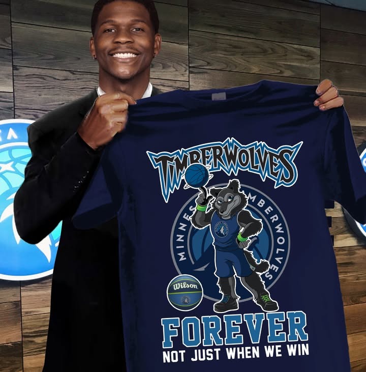 Minnesota Timberwolves Basketball Forever Not Just When We Win T-Shirt For Him Oregontrailrvpk Shirt