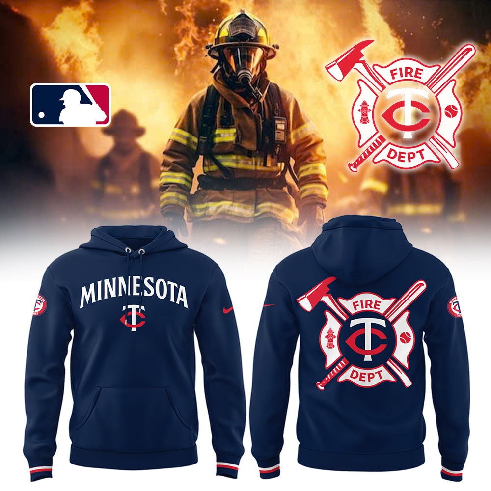 Minnesota Twins x Firefighter Appreciation Night Hoodie Baseball