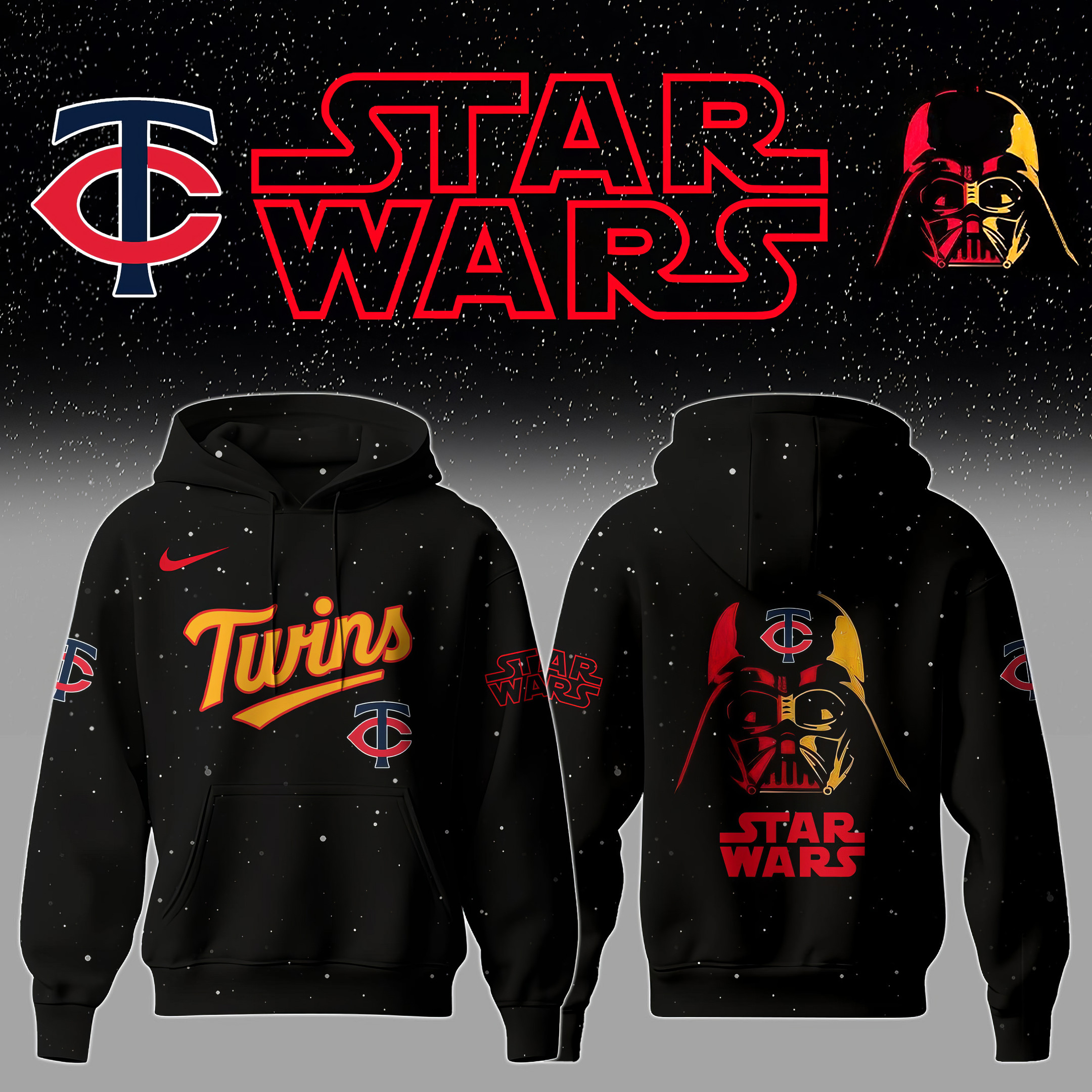 Minnesota Twins x Star Wars Night Hoodie Cool